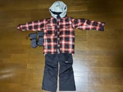 BURTON スノーボードウェア上下セット キッズ Sサイズのサムネイル