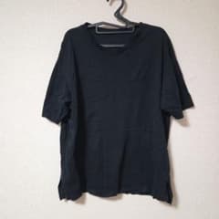 UNIQLO　ユニクロ　リラックスフィットVネックTシャツ（半袖）　ブラック　L - 4