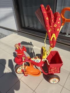 アンパンマン 三輪車 　サンシェード付 アンパンマン 三輪車 サンシェード付き 最終値下げ - メルカリ