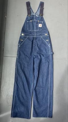 ⭐お値下げしました⭐ Carhartt デニムオーバーオール 古着 アメカジ Carhartt デニムオーバーオール カーハート アメカジ used シティー