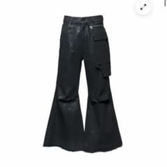 新品タグ jentlouis Resin Coated Flare Denim 新品タグ jentlouis Resin Coated Flare Denim - メルカリ