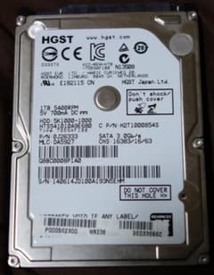 HGST HTS541010A9E680 1TB HDDのサムネイル