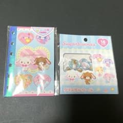 サンリオ　シュガーバニーズ クリスタルシール　シール帳　セット　おはじきシール