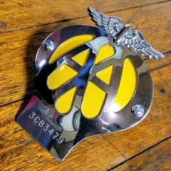 AA Type1C 1962-63年 カーバッジ クラシックミニ vespa - メルカリ