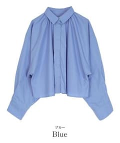 ur's クロップドギャザーフォルムシャツのサムネイル
