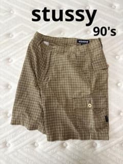 90's stussy チェック柄 カーゴショーツ Mハーフパンツ noroll 90's stussy チェック柄 カーゴショーツ Mハーフパンツ noroll | Mercari