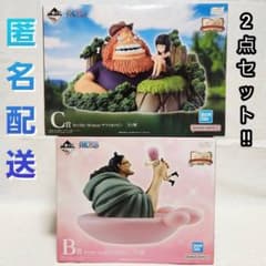 원피스 이치 반 쿠지 피규어 곰 보니 사우로 로빈 B상 C상 2점