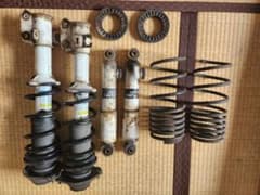 スズキスポーツ ダウンサス 車高調 HA21S 白足 フロント リア RSR スズキスポーツ ダウンサス 車高調 HA21S 白足 フロント リア RSR