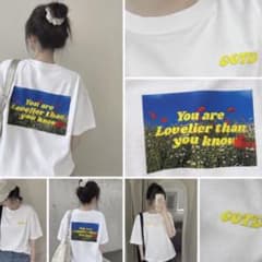 NICORON OOTD バックプリント Tシャツ ホワイトのサムネイル