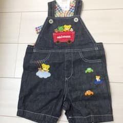 ミキハウス 90cm オーバーオールのサムネイル