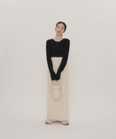 【GIUNON】long fringe skirtのサムネイル