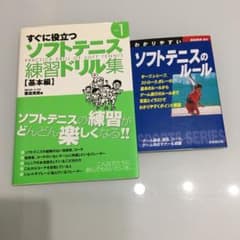 お取り置き品。わかりやすいソフトテニスのルールと練習ドリル集のサムネイル