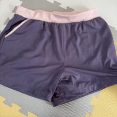 レディース ランニングショートパンツ パープルのサムネイル