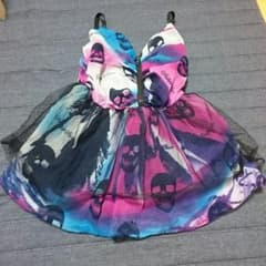 あんころ餅様       ワンピース 100  ロック ドクロ 韓国子供服のサムネイル