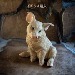 英国　カスターニャ陶器 ピーターラビット ぶた 置物 インテリア オブジェ 英国 カスターニャ陶器 ピーターラビット ぶた 置物 インテリア