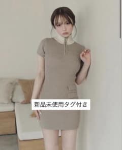 andmary Leila knit mini dress - メルカリ