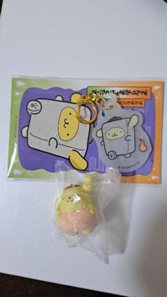 サンリオ ポムポムプリン かぼちゃパンツガチ・どろろん夜光キーホルダーのセットのサムネイル
