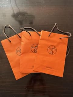 HERMES エルメス ショップ袋 ショッパー 3枚セット - メルカリ