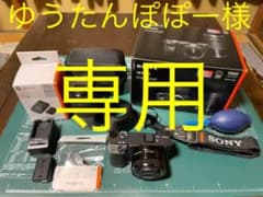 SONY α6400 一眼レフ　付属多数　ダブルズームレンズキット　ブラックのサムネイル