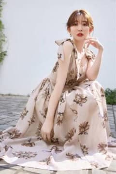 herlipto Sunflower-printed Midi Dressのサムネイル