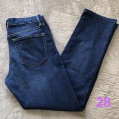 ユニクロ　ヒートテック　ストレートデニム　暖パン　サイズ28 美品のサムネイル