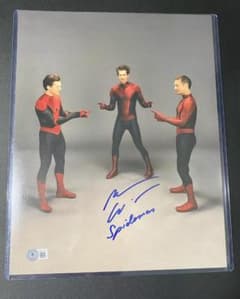 アンドリュー・ガーフィールド 直筆サイン入り 11×14 スパイダーマン