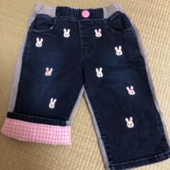専用　　ミキハウスうさこパンツ100美品のサムネイル