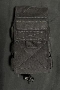 田村装備開発　SUPW Silent Utility Pouch-W ② BKのサムネイル