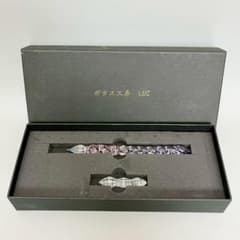 極美品 LUC ガラスペン ピンク 紫 ガラス工房 ペン置き 箱付 極美品 LUC ガラスペン ピンク 紫 ガラス工房 ペン置き 箱付 - メルカリ