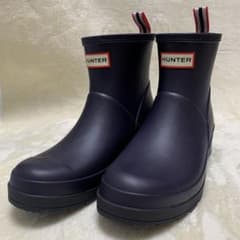 新品未使用】HUNTER(ハンター )レインブーツ UK5 ネイビー - メルカリ