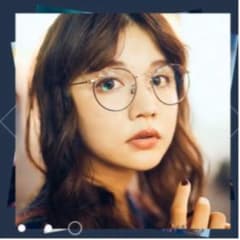 zoff 村田倫子モデル　メガネ　完売品のサムネイル