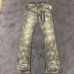 VALABASAS バラバサス ダイヤモンドキルティング フレアデニム 29