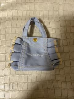 JILL BY JILLSTUART ミニフリルトートバッグブルー ガチャガチャのサムネイル