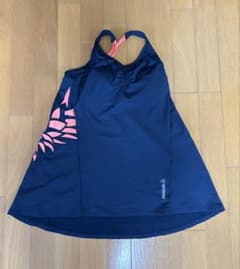 Reebok パイナップル柄 ワンピース水着 ネイビーのサムネイル
