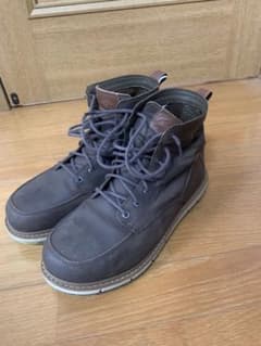 KEEN サンノザシックス　ブラウン レザー ワークブーツ