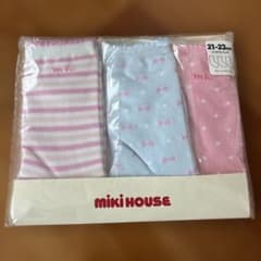ミキハウス キッズ靴下 3足セット 21-23cmのサムネイル