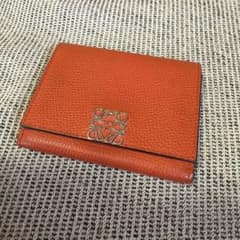 LOEWE ロエベ アナグラム　カードケース オレンジのサムネイル
