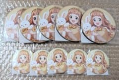 デレマス 市原仁奈 コースター 缶バッジ セットのサムネイル