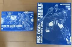 HG ガトー専用ゲルググ MG ザクII ガトー専用機 セットのサムネイル