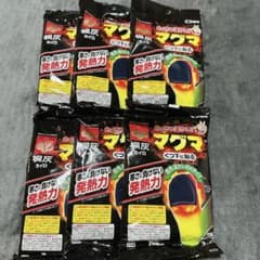 桐灰　マグマ 靴下用3足分入り×6セットのサムネイル