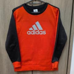 adidas 長袖トップス 150 オレンジ/黒のサムネイル