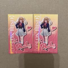 이치 반 쿠지 미시노 아이 ~꿈의 꽃다발~ 홀로그램 스티커 루비 ② 2 개