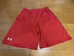 UNDER ARMOUR アンダーアーマー ショートパンツ レッド LGのサムネイル
