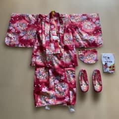 着物セット 草履付き　女の子　110㎝のサムネイル