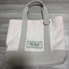 Herlipto mini tote ハリプ トートバッグ ルミネ ピンク - メルカリ