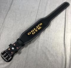 ゴールドジム(GOLD`S GYM) ブラックレザーベルト G3368 XSのサムネイル