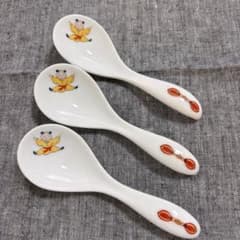 NARUMI ボーンチャイナ レンゲ 中華風スプーン 陶器製 唐子 3個 - メルカリ