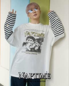 未開封Mサイズ★Nissy NaptimeフェイクレイヤードロングTシャツ 匿名 Naptime】フェイクレイヤードTシャツ ホワイト【美品】 - メルカリ