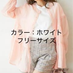 【Myu ミュー 】シアーティアードチュニックブラウス オフホワイトのサムネイル