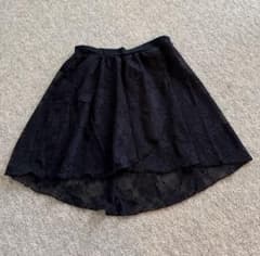 【美品】チャコット スカート ブラック レースのサムネイル